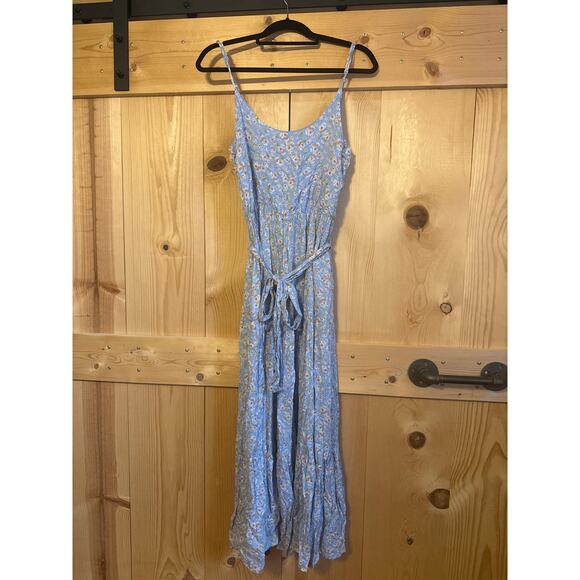 Lulu’s Blue Floral Sundress Size S - Picture 1 of 3